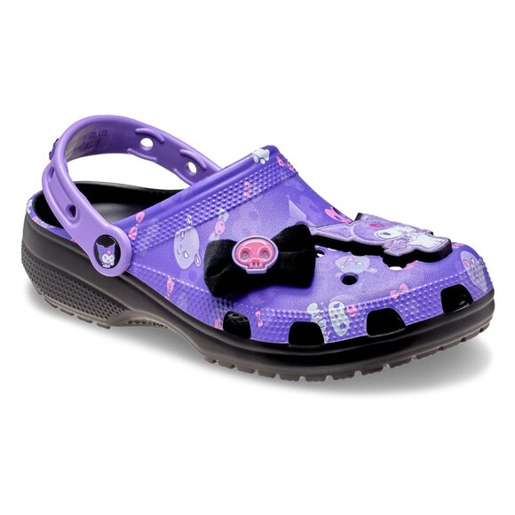 CROCS KUROMI HALLOWEEN EDITION CLOGS - Picture 1 of 2